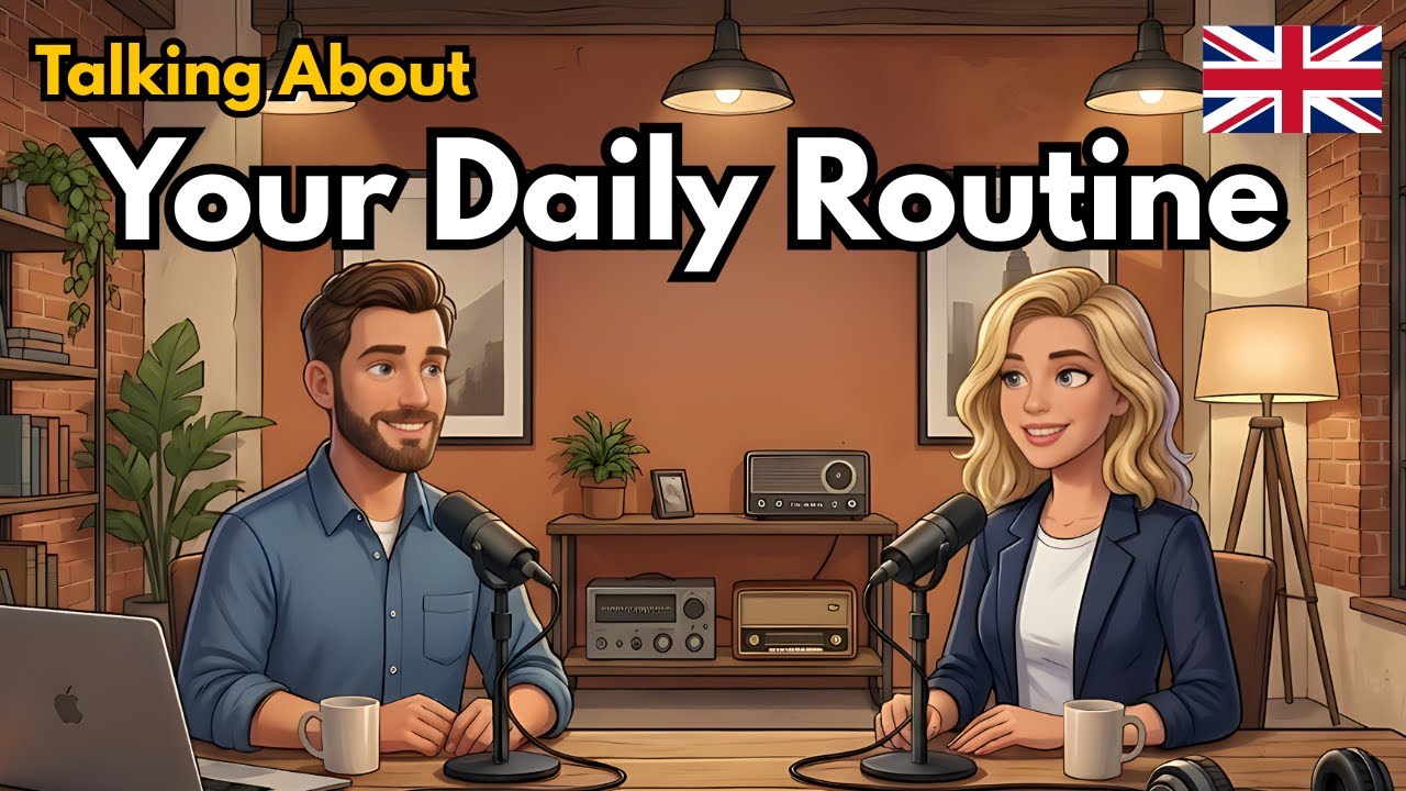 How to Talk About Your Daily Routine in English | English Conversation ...
