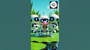 3 Robots Fighting for Ice Cream 🍦🤖 | Funny Cartoon #Robots #Cartoon