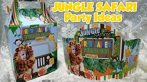 JUNGLE SAFARI Birthday Party, Party Ideas, Party Decorations, Safari Lootbags