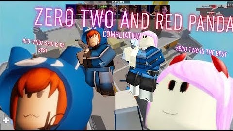 ZERO TWO & PANDA RULE IN ARSENAL! | ROBLOX ANIME