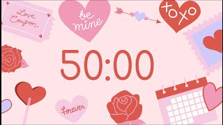 Valentines Day 50 minutes Timer