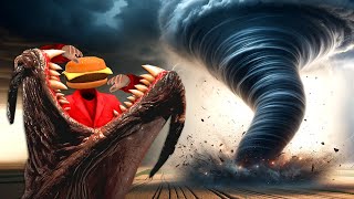 Tremor Monsters Chase Us During a Tornado Outbreak in Gmod! (Garry's Mod RP)