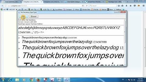 How to Download and Install a font in word in Bangla