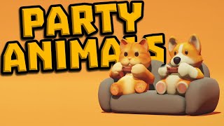Party Animals - SUPER CUTE GANG BEASTS?! (4 Player Demo Gameplay) screenshot 3