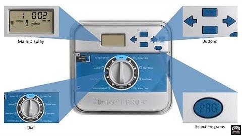 Hunter PRO-C Controller Irrigation Timer Tutorial