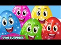 Ovos Surpresa Com Personagens Divertidos - Surprise Eggs Nursery Rhymes - Ovos Surpresas