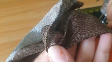 Pico Stitching with Sewing machine, सिलाई मशीन से पीको How to do Saree Pico