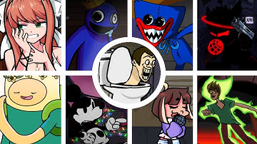 Skibidi but every turn a different character sings it