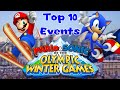 Top 10 Mario & Sonic at the Olympic Winter Games Events