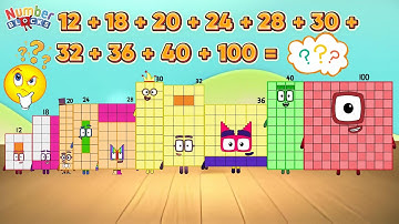 SUPER RECHTHOEKIGE CLUB | NUMMERBLOKKEN 12 TOT 100 | OPTELLEN | LEREN TELLEN | @ColorArt_id