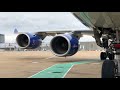 Hifly airbus a340500 arrival extreme close up