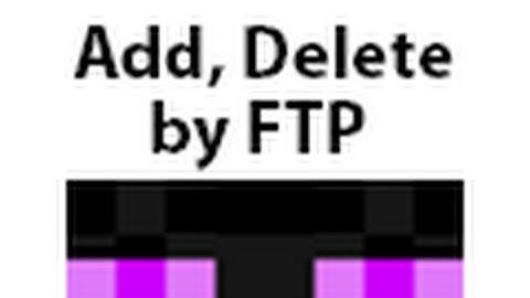 How to add or delete plugin to the Minecraft by FTP on serveromat.com