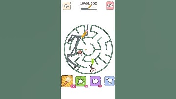 Maze Craze Level 102 scissors #gameplay #walkthrough