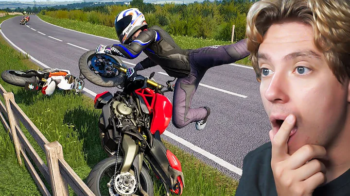 Reacting To Motorcycle Crash compilation in Ride 3