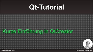 Qt Tutorial 008: Kurze Einführung in QtCreator