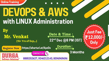DEVOPS & AWS with LINUX Administration Online Training @ DURGASOFT