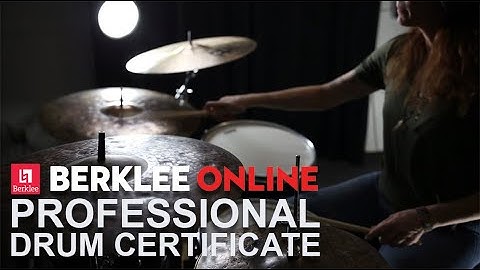 Rock Drums - Week 1 Berklee College Professional Drum Certificate Course.