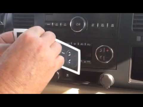 Worn peeling flaking a/c buttons repair decals Tahoe yukon Acadia