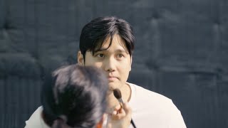 【貴重映像】大谷翔平のメイク直しや撮影の舞台裏を捉えたメイキング公開　伊藤園『お〜いお茶』新CM「いつの日も、僕のそばには お茶がある。」篇
