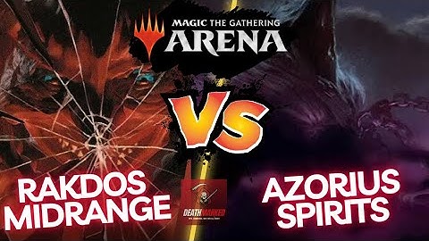 MTG Arena Explorer Gameplay with Rakdos Midrange VS Azorius Spirits