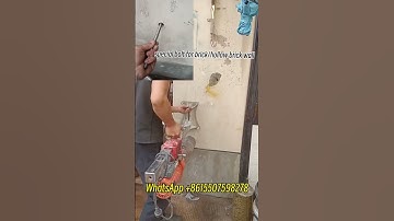 special bolts/screws for hollow block & brick wall #coredrilling