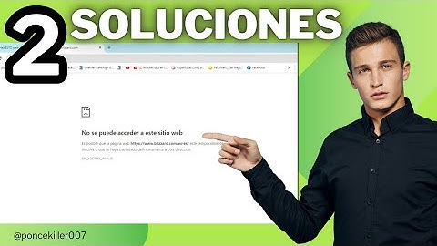 😰NO SE PUEDE ACCEDER A ESTE SITIO WEB👌 SOLUCION👍 Dos maneras diferentes