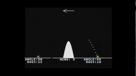 Nice and Games -- Dueling Cannons [Atari 8bit]