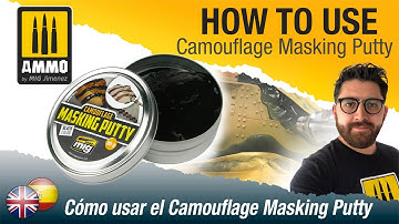 How to use Camouflage Masking Putty / Cómo usar el camuflaje Masking Putty