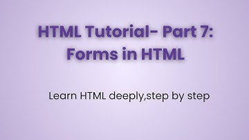 Samouczek HTML, część 7 | Formularze w HTML | Pola wprowadzania danych, etykiety i kontrolki formularzy – wyjaśnienie