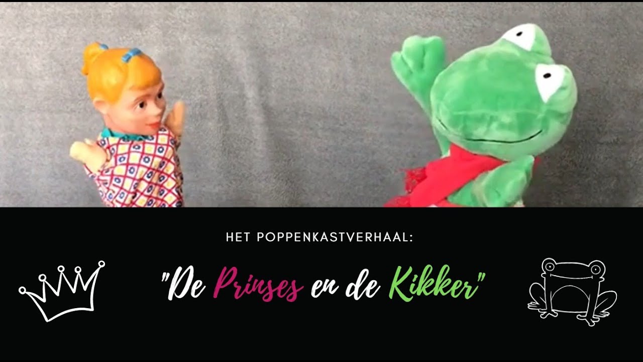 Het poppenkastverhaal 'De Prinses en de Kikker' - YouTube