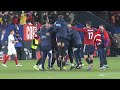 Así celebra El Sadar el final del partido de Copa entre Osasuna y el Sevilla