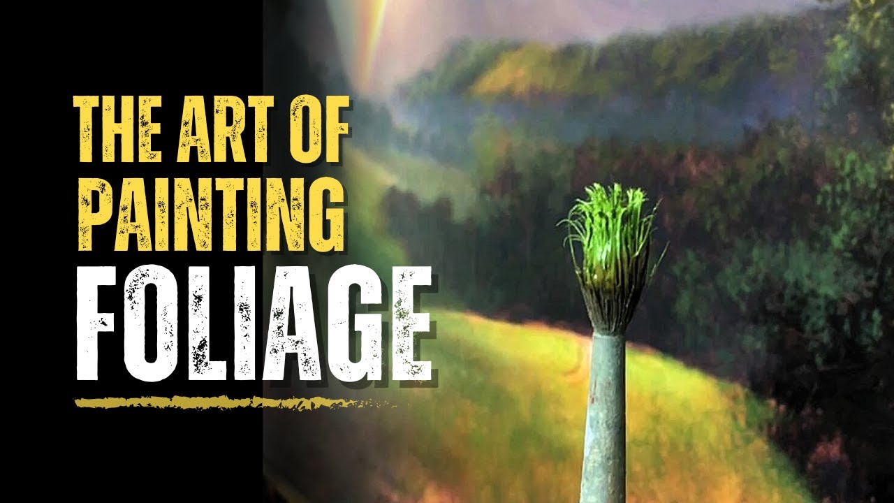 This is my FAVORITE brush for painting trees [DEMO] - YouTube