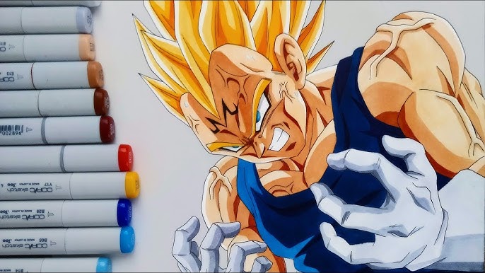 TolgArt - #tb to this older Goku SSj Blue 3 drawing! It