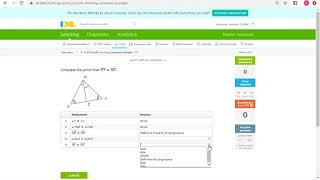 IXL K10: Proofs Involving Isosceles Triangles (Geometry)