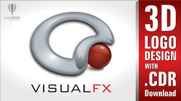 3D Logo Design #coreldraw_tutorial # How to create logo in corel draw and give realistic look to it.