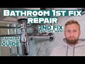 Bathroom 1st Fix plumbing repair and 2nd fix Installation