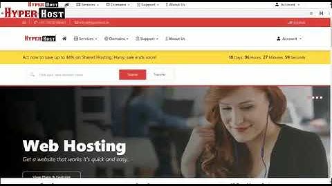 Cheap web hosting services that fit your needs. Hyper host website link in description ....