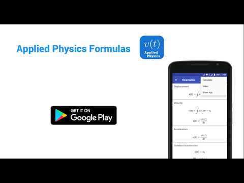 Physics Formulas | Android App Trailer