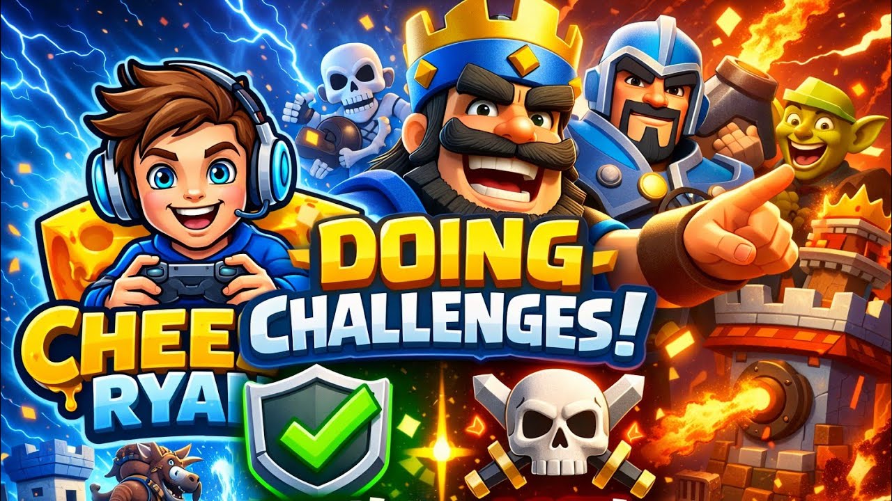 Doing challenges in clash royale