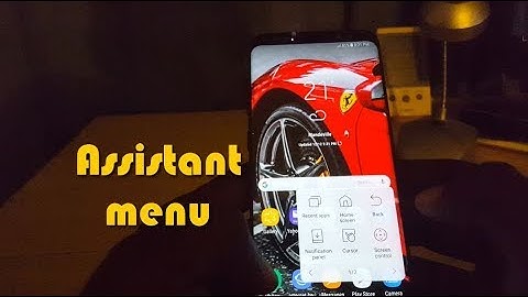 Activate Assistant menu Galaxy S8 and Note 8