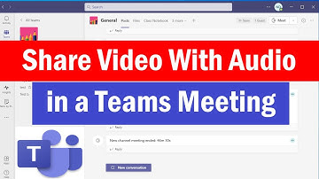 How to Share a Video With Audio in Microsoft Teams | How to share audio on Microsoft Teams | #Teams