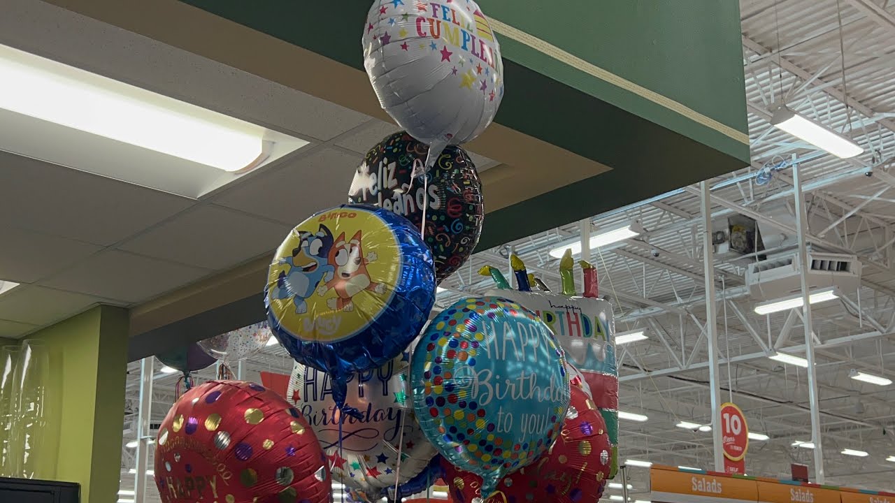 Too Many Balloons here in HEB Available balloons balloon_flower 