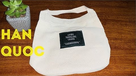 Trên Tay Túi Xách Nữ Hàng Hiệu Canvas Hàn Quốc - Sang Xịn Mịn Và Giá Siêu Rẻ - Đánh Giá Nhanh