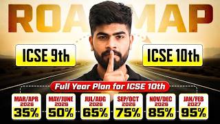 🔥 Full Year Plan for ICSE Class 10 to Score 95% | Complete Strategy | ICSE 2027
