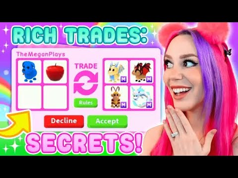 My TOP Secrets To RICH TRADES In Adopt Me