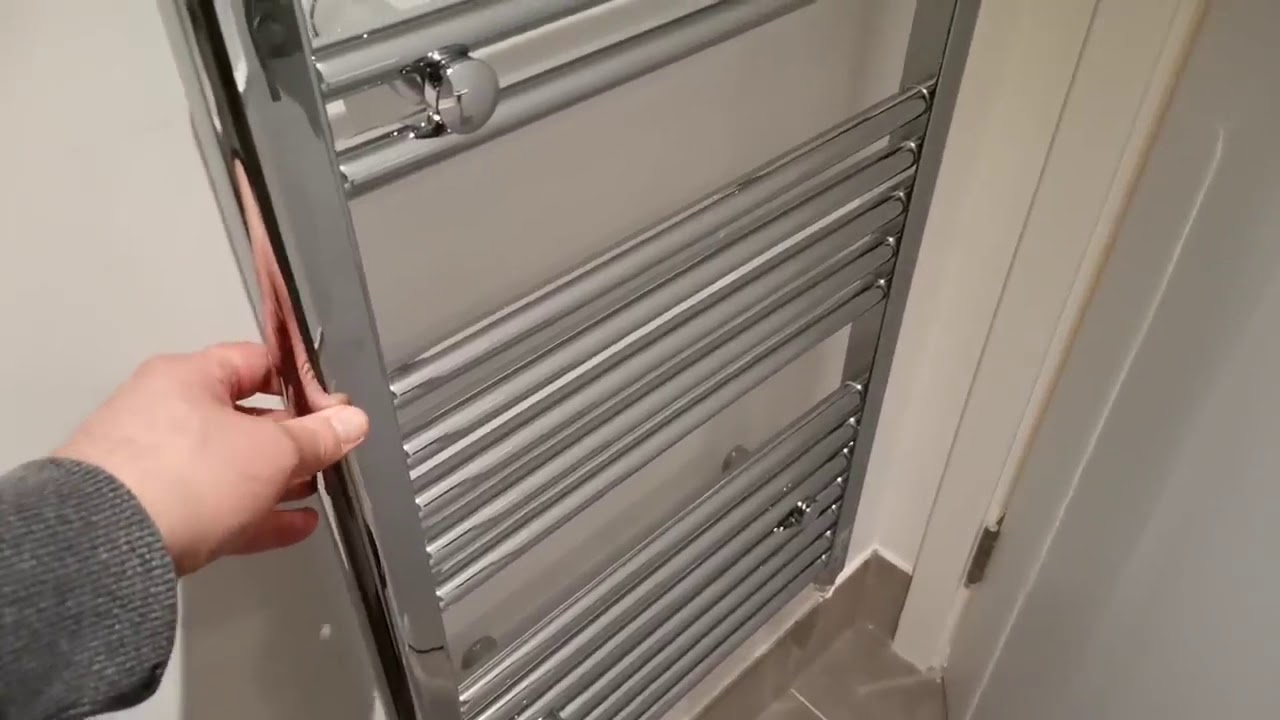 How to - Heated towel rail - YouTube