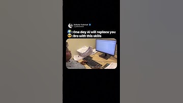 When They Say AI Will Replace You, But Your Skills Speak! 🤖