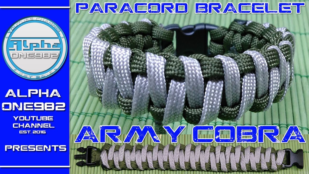 How To Make Paracord Bracelet Army Cobra 2017 You Paracord Bracelet Army Cobra