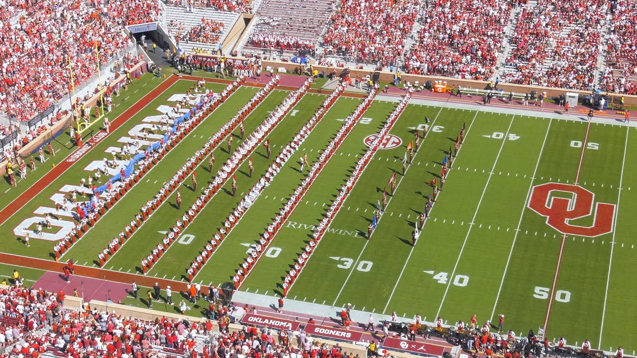 10-04-25 OU vs Kent State Pregame - University of Oklahoma Marching Band