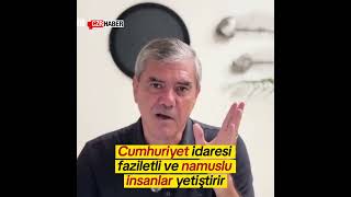 Yilmaz Özdi̇l Huri̇yet Fazi̇letli̇ Namuslu İnsanlar Yeti̇şti̇ri̇r Osmanli İse Rezi̇l Ve Korkak İnsanlar